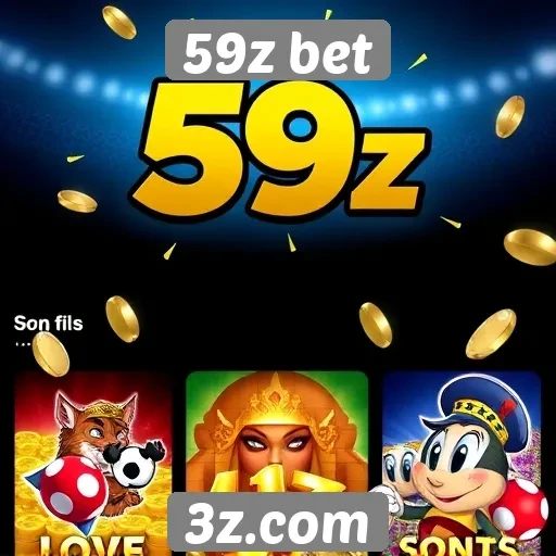 Variedade de jogos disponíveis na plataforma 59z bet